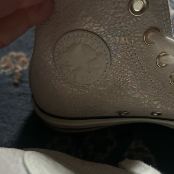 CONVERSE Leather/textile high tops - Picture 3 of 4